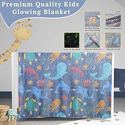 obinsm Gifts for Teen Boys Blanket Toddler Boy Glow