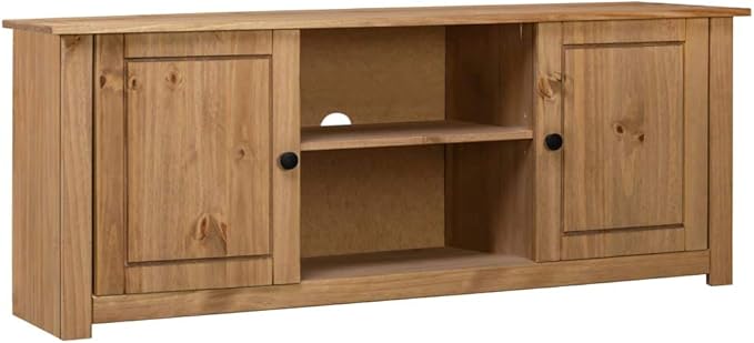 UnfadeMemory TV-Schrank HiFi-Schrank Fernsehschrank Panama-Kiefer