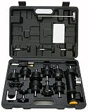 8MILELAKE 18pcs Radiator Pump Pressure Tester and Vacuum Pump Type Cooling System Kit