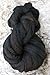 Wool Roving Hand Dyed. Super Soft BFL Combed Top Pre-Drafted for Easy Hand Spinning. Artisanal Craft Fiber ideal for Felting, Weaving, Wall Hangings and Embellishments. 1 Ounce. Almost Black