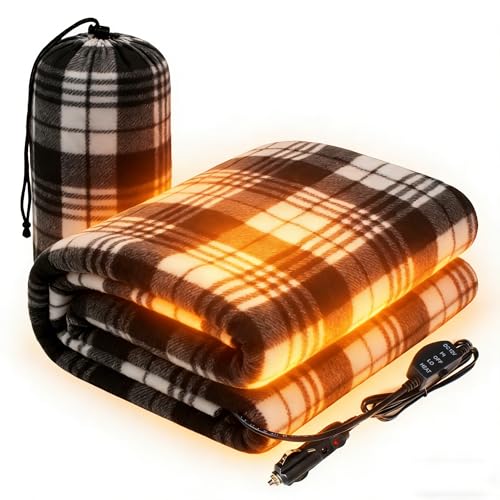 IHEALTHCOMFORT 12V Car Heated Blanket