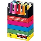 Uni-posca Paint Marker Pen - Medium Point - Set of 15 (PC-5M15C)