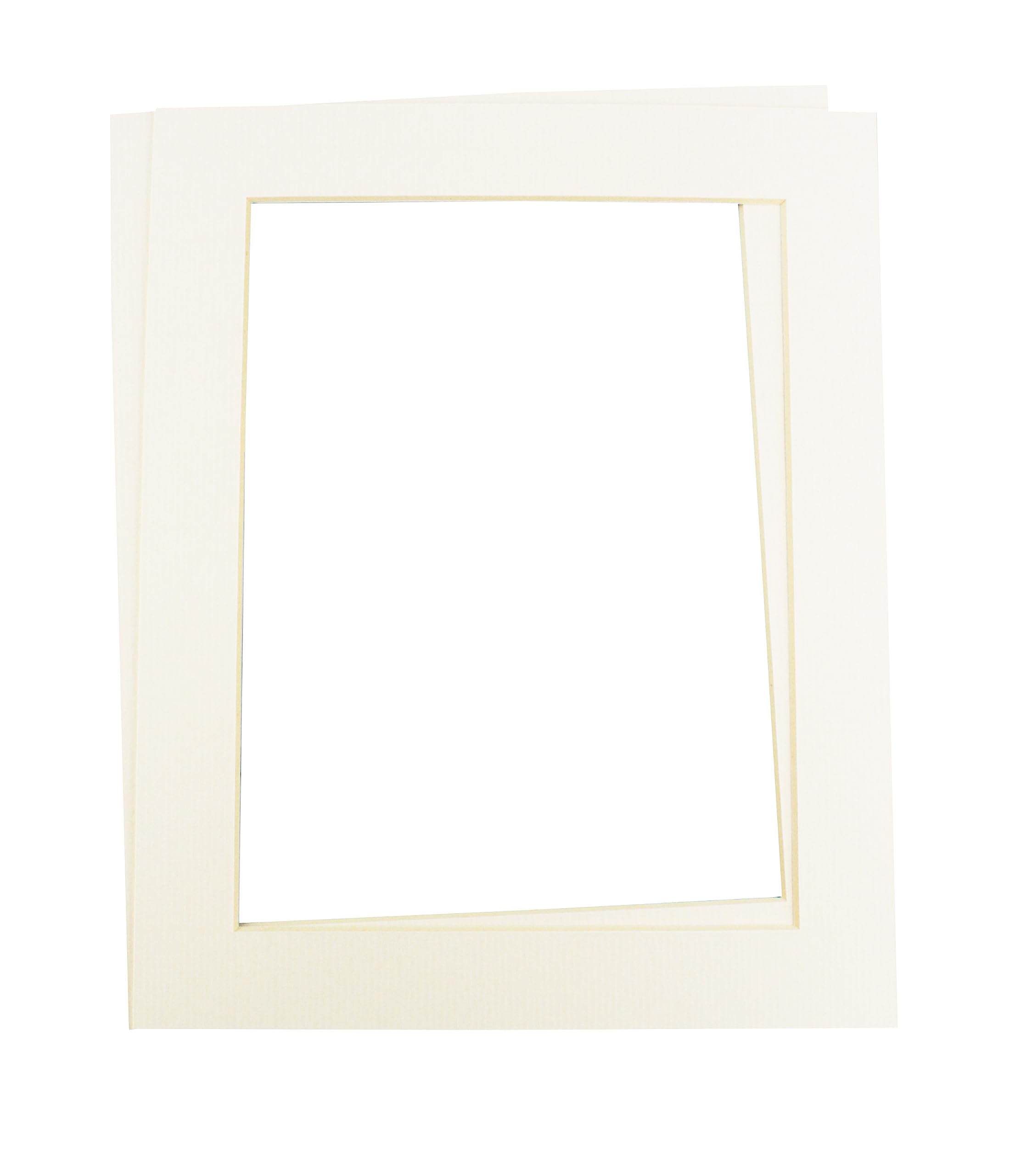 PPF (Art) Limited Two Pack Antique/Off White Picture Photo Mount Size 7x9 fits 5x7