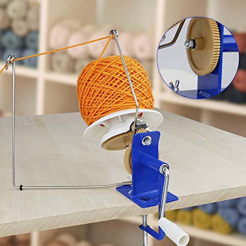 LAMXD Needlecraft Large Jumbo Metal Yarn/Wool/String/Fiber Ball Winder