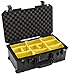 Pelican 1535 Air Case With Padded Dividers (Black)