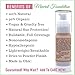 Fifth & Skin: Better’n Ur Skin Liquid Foundation (HONEY TAN) - Natural, Organic, Vegan, Cruelty-Free - Gluten-Free Beauty with Buildable Coverage and Palm-Free Luxury - 1 oz