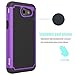 For Samsung Galaxy J3 Emerge / J3 Prime / J3 Mission / J3 Eclipse / J3 2017 / J3 Luna Pro / Sol 2 / Amp Prime 2 / Express Prime 2 Case, OEAGO Hybrid Dual Layer Defender Protective Case Cover (Purple)