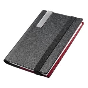 TROIKA RED PEPPER – BOK42/LE – Travel folder incl. notepad DIN A5 – metal clip for receipts – 5 card inserts – elastic band fastener – imi