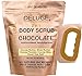 DELUGE - CHOCOLATE BODY SCRUB 100% NATURAL. Firm SkinAnti-Aging Moisturizing. Made with Real Cacao Nibs, Cocoa Powder, COCOA BUTTER, DEAD SEA SALT. PARABEN FREE. Net Weight 10 oz.