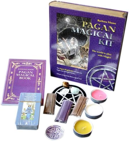 Pagan Magical Kit: Includes : a Pagan Tarot deck a set of crystals a set of ritual candles incense and incense holder a velvet Tarot cloth a powerful Book for magic, rituals and spells Paperback – 20 Nov. 2009