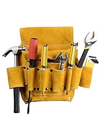 Bolsa de herramientas de cuero, cinturones de herr