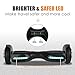 Hoverboard Two-wheel Self-balancing Scooter- OTTO UL2272 Certificated with Bluetooth Speaker 6.5'' All-terrian Aluminum Alloy Wheels,350W Dual Motor 225lbs Max Weight, Black
