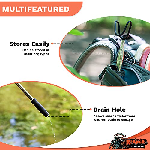 Reaper Retriever Disc Golf Retriever Expands to 12 Feet Disc