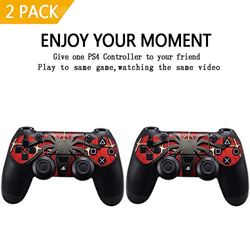 Ps4 Console Skins,Compatible with Playstation 4 Console Skin| ps4 Skins| ps4 Stickers|ps4 Decals|ps4 Skins Console and Controller |Ps4 Cover Skin Vinyl for ps4ï¼ˆSpiderman ps4 Skinï¼‰