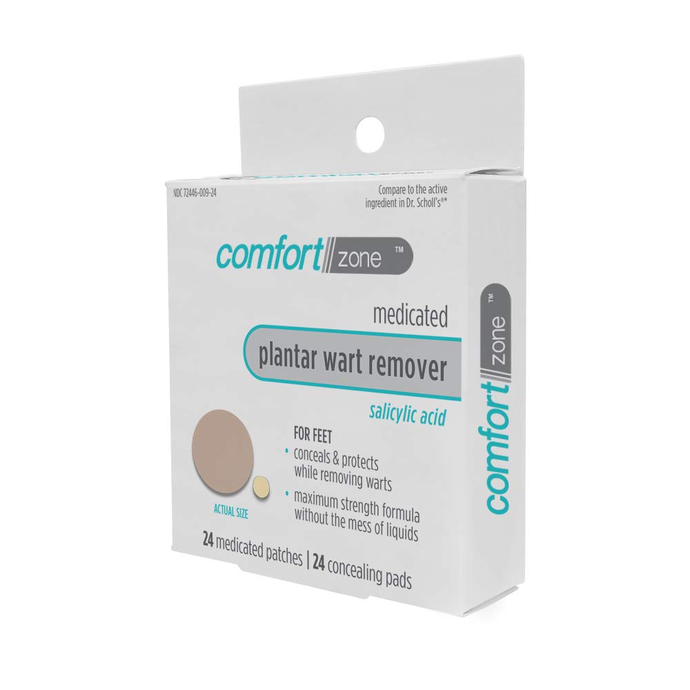 Comfort Zone Plantar Wart Remover Kit, Maximum Strength Salicylic Acid