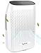 Hysure Upgraded 2000ml/68oz Dehumidifier for Home, Electric Small Air Dehumidifier for 480 Sq Ft, Bathroom, Walk-in Closet, Rv, Basement, Bedroom and Gun Safe, Washable Filter, Grey