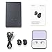 Truly Wireless Earbuds,Lesoom Waterproof True Wireless Earbuds Sweatproof Headphones Noise Cancelling Invisible Sports in Ear Bluetooth Earphones Car Headphones with Mic for Men Women Kids Girls Boys
