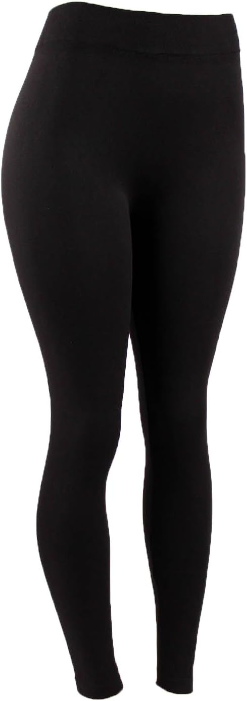 Jiuyu Women's Plus Size Basic Solid Color Leggings