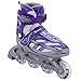 Chicago Blazer Junior Girls Adjustable Inline Skates - Purple