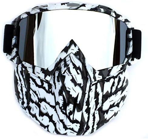 Trstuljyjn Ski Goggles for Snowboard UV400 Protection Anti-Fog Snow Goggles Snowboard Goggles Over Glasses Motocross for Men Women and Youth