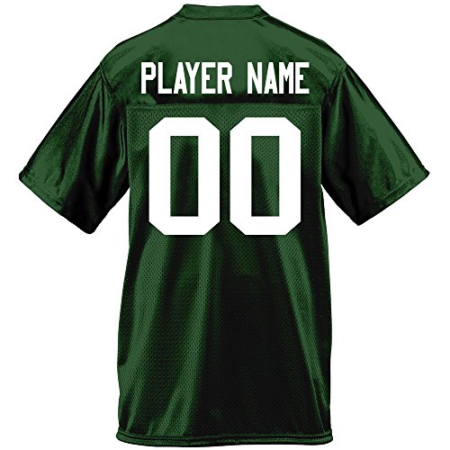 Custom Football Jersey for Youth and Adult you Design Online in Adult X-Large in Dark Green