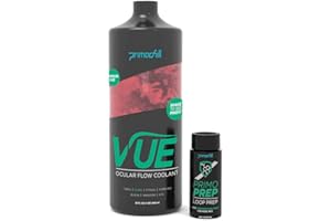 PrimoChill Vue - Computer WaterCooling Coolant, Visual Flow, Solid/Non-Transparent, Full Protection, PrimoPrep Included, Proudly Made in The USA (32oz/.9L) - Crimson