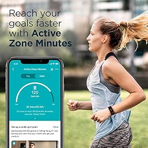Fitbit Charge 4 fitness and Activity Tracker with Built-In Gps, Heart Rate, Granite, One Size