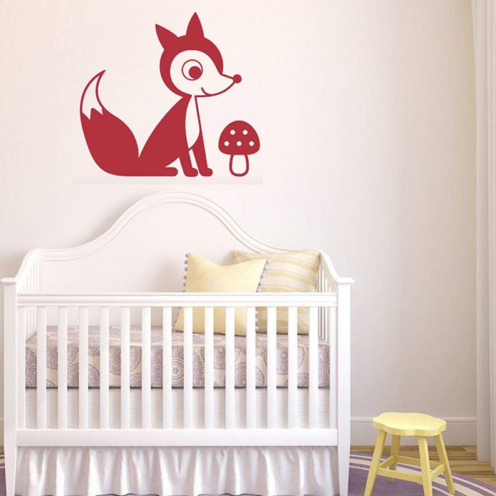 Stickers Muraux Vinyls De Renard Tribal Stickers Muraux Animaux Chambre Chambre Denfant Decoration Orange 42x46cm Decoration De Chambre D Enfant Decoration De La Maison Neonwave Es