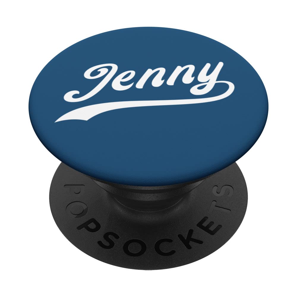 JENNY Classic Athletic Script Design PopSockets Swappable PopGrip