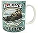 Evolution Avenue I Love Sea Otter Gift Collection (Women Cotton Socks)