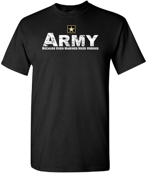 Amazon Army Because Even Marines Need Heroes T Shirt Hoodie 