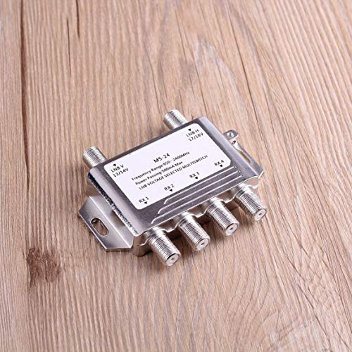 Smartlove1P Mini 2x4 JS-MS24 Satellite Signal Multiswitch LNB Voltage Selected Switch