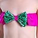 Jastore Baby Girls 2pcs Bow-Knot Mermaid Bikini Set Swimwear Swimsuit