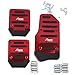 3pcs Non-Slip Racing Manual Car Truck Pedals Pad Cover Set Red