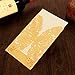 KAZIPA 25 PCS Laser Cut Invitation Cards, 4.7''x 7'' Gold Invitation + Blank Paper + Envelope for Wedding Anniversary Bridal Shower Birthday (Gold+Ivory)