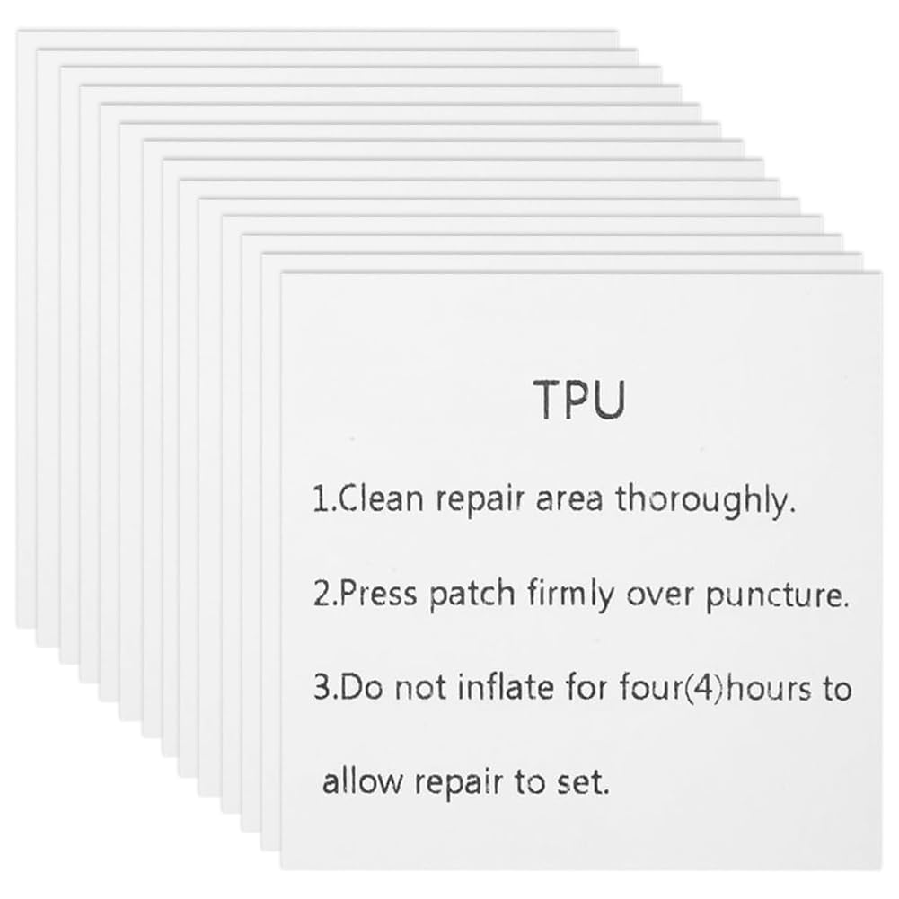 BCTHLBF Tent Repair Tape, 30 Inflatable Repair Kit, Paddling Pool Patch RepairTent Repair Kit, Air Bed Repair Patches TPU Patches Repair Sticker for Awnings, Swimming Pools Bed Boat Castles