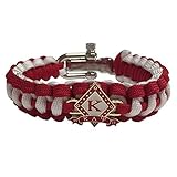 Kappa Alpha Psi Paracord Bracelet - Adjustable Size