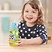 Skip Hop Toddler Sippy Cup Transition Bottle: Dishwasher-Safe Water Bottle with Flip Top Lid, Giraffe
