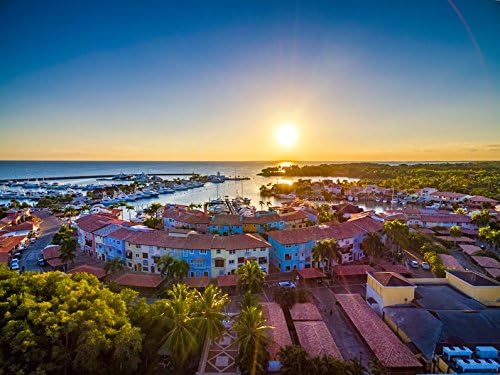 Canvas Wall Art, Casa de Campo Marina Sunset, Dominican Republic, Sold In Different Sizes, Ultra High Resolution, Ready To Hang, By Above Deco