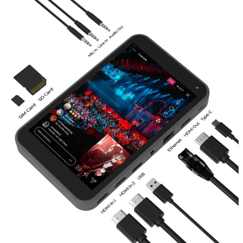 YoloLiv Instream, Vertical Live Video Streaming Equipment Switcher, Encoder, Recorder, Monitor for Instagram, Tiktok