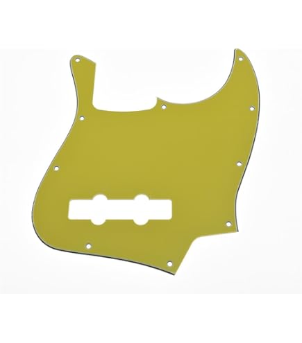 Battipenna Jazz Bass 5 Corde Musiclily - Per Fender Messicano, Nero 3 Strati - Foto 8