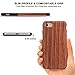TENDLIN Compatible with iPhone SE 2022/SE 2020/8/7 Case - Wood Grain Soft TPU Silicone Hybrid Slim Case (Red Sandalwood)