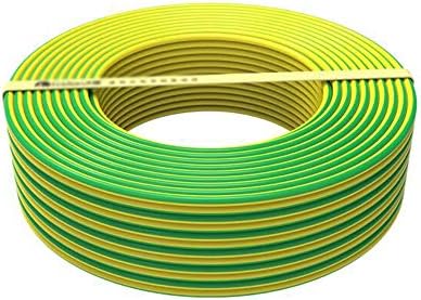 Wire And Cable BV1.5 Square Household Copper Core Single Core Single Strand Copper 100 Meters Red Fire (Color : D)