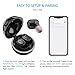 Wireless Earbuds SWARK Bluetooth Wireless Headphones Touch Control Bluetooth In Ear Earphones with 400mAh Wireless Charging Case, Noise-Canceling Bluetooth Earphones for iPhone and Android Phones