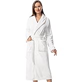 Vislivin Womens Robes Plush Bathrobe Long Warm Fleece Robe