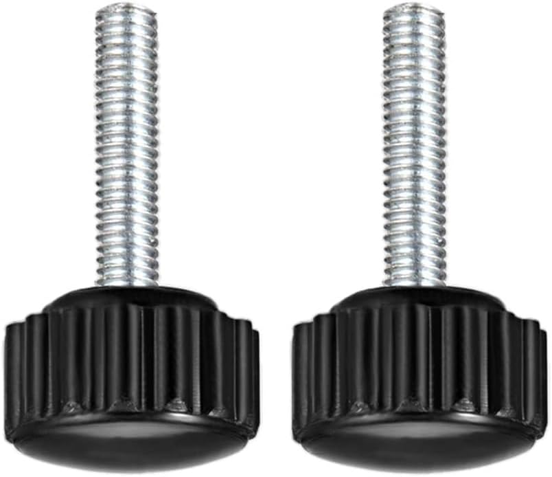 MACHSWON Knurled Clamping Knobs Saw Drill Press Lathe and Routing Jigs Packaging Machinery Printing Equipment Hand Clamping Handle Bolt Hand Knob Screw Replacement Parts M4 x 20mm 2pcs — image 1