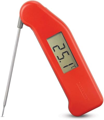 ETI SuperFast Thermapen 3 Classic Food Thermometer Red - 4.5" Probe