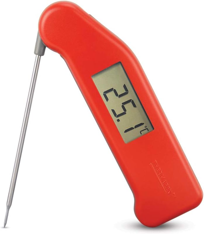 ETI SuperFast Thermapen 3 Classic Food Thermometer Red - 4.5" Probe