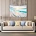 PROCIDA Home Tapestry Wall Hanging Nature Art Polyester Fabric Sea Beach Theme, Wall Decor For Dorm Room, Bedroom, Living Room, Nail Included - 60