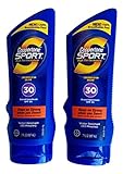 Coppertone Sport Sunscreen Lotion, SPF 30, Ultra Sweat-Proof, 7-Ounces. (Pack of 2)